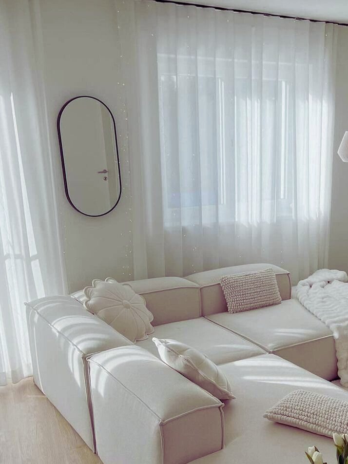 cortinas para sala moderna, onduladas tendencia top 2025